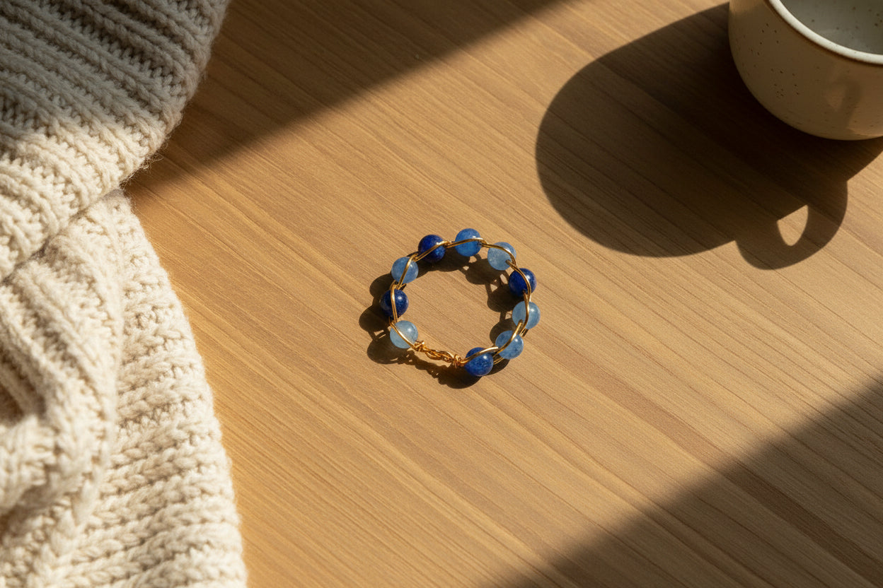 Bague Minérale – Élégance Naturelle