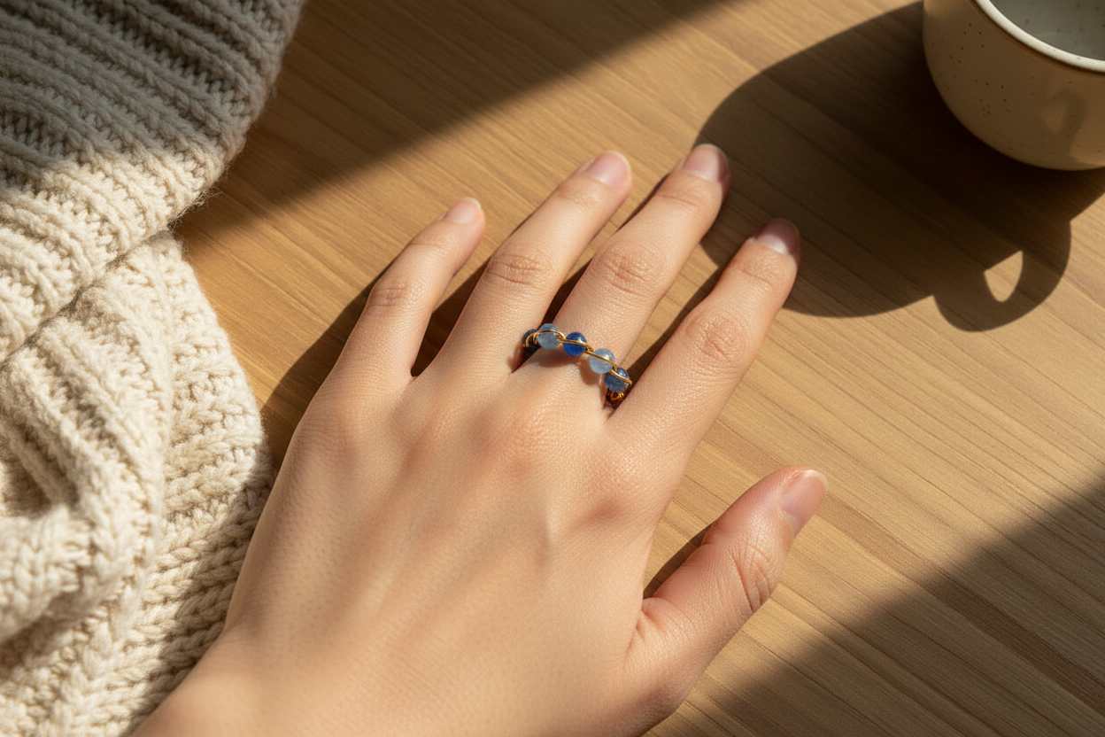 Bague Minérale – Élégance Naturelle