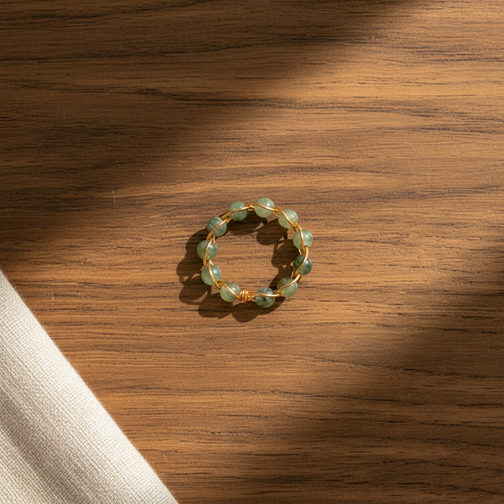 Bague Minérale – Élégance Naturelle