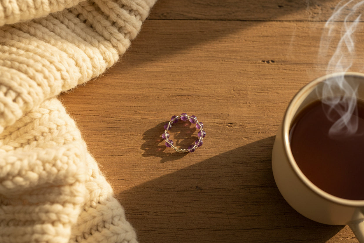 Bague Minérale – Élégance Naturelle