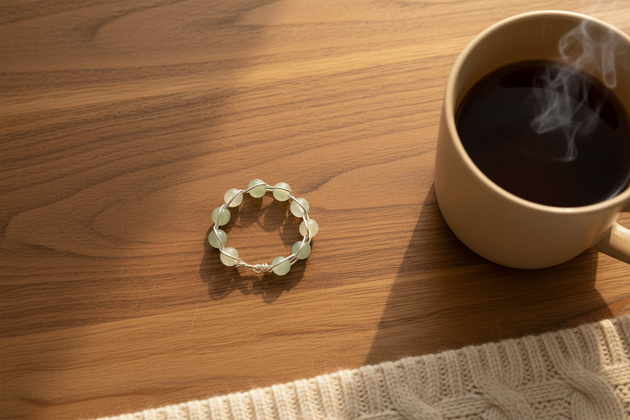 Bague Minérale – Élégance Naturelle