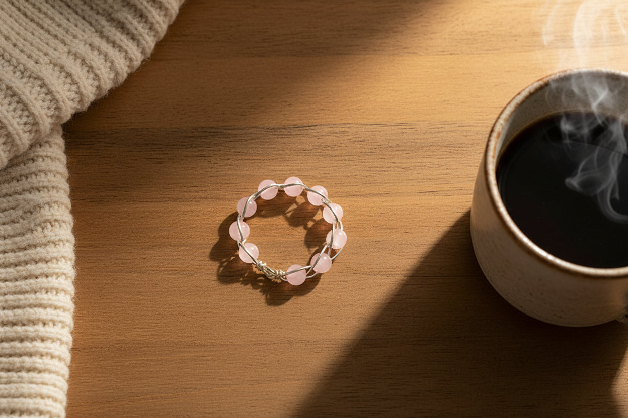 Bague Minérale – Élégance Naturelle